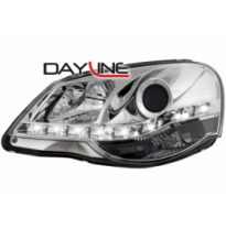 Faros Luz Diurna Vw Polo 9n3 05-09 _