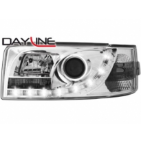 Faros Vw T4 90-03 _ Con Diseño Luz Diurna