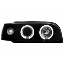 Faros Volvo 850 92-97 _ 2 Angel Eyes_Negros
