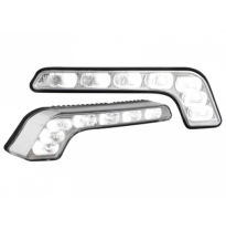 Luz Diurna Con 7 Hipower Led Lxhxt 185x20x34x55mm _ Cromado