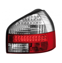 Pilotos Traseros Led Audi A3 8l 09.96-04_Rojo/Crystal