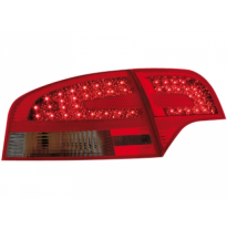 Pilotos Traseros Led Audi A4 B7 Lim. 05-06 _ Rojo/Ahumado