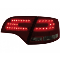 Pilotos Traseros Led Audi A4 Avant B7 04-08 _ Rojo/Ahumado