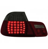 Pilotos Traseros Led Bmw E46 Coupé 98-02 _ Rojo/Ahumado 4teilig