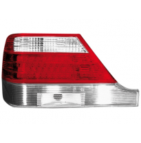 Pilotos Traseros Led Mercedes Benz W140 S Class 92-98_Rojo/Crystal