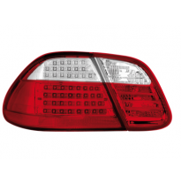 Pilotos Traseros Led Mercedes Benz Clk W208 06.97-02_Rojo/Crystal