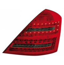 Pilotos Traseros Led Mercedes Benz S W221 Limousine_Rojo/Ahumado