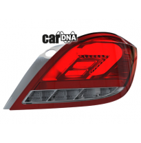 Pilotos Led Opel Astra H Gtc Lightbar_Plata/Rojo/Clea