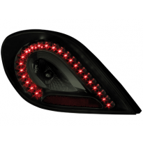 Pilotos Traseros Led Peugeot 207 06+_Negro/Ahumado_Led Indicator