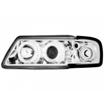 Faros Delanteros Audi A3 8l 09.96-08.00_2 Ccfl Slr _ Cromado