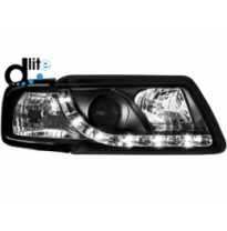 Faros Luz Diurna Audi A3 8l 96-00 _ Homologacion R87 _ Negro
