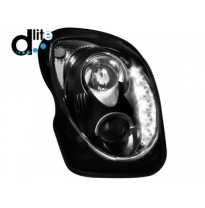 Faros Luz Diurna Homologacion R87 Alfa Romeo Mito 2008+ _Negro