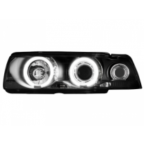 Faros Delanteros Bmw E36 Coupé/Cabrio 92-98 _2 Ccfl Slr _Negro