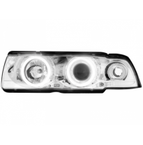 Faros Delanteros Bmw E36 Lim. 7.92-3.98 _ 2 Ccfl Slr _ Cromado