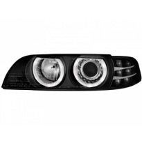 Faros Delanteros Bmw E39 5er 95-00 _ Led Indicator _ Negro