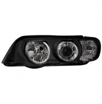 Faros Delanteros Bmw X5 99-03 E53_Hid_2 Angel Eyes_Negro