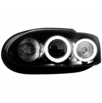 Faros Delanteros Ford Escort Mk7 _ 2 Ccfl Slr _ Negro