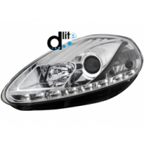 Faros Luz Diurna Fiat G.Punto 05-08_Homologacion R87_Cromado