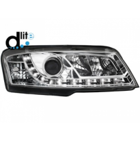 Faros Luz Diurna Homologacion R87 Fiat Stilo 01-08 _ Luz Diurna _ Cromado