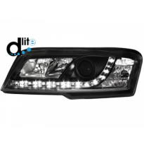 Faros Luz Diurna Homologacion R87 Fiat Stilo 01-08 _ Luz Diurna _ Negro