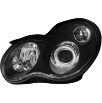 Faros Delanteros Mercedes Benz W203 C Class 00-06_Negro