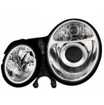Faros Delanteros Mercedes Benz W210 E-Klasse 99-01_Xenon_Cromado