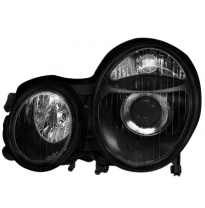Faros Delanteros Mercedes Benz W210 E Class 99-01_Negro