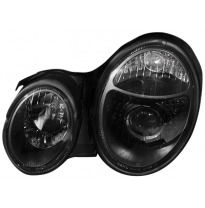 Faros Delanteros Mercedes Benz W208 Clk 06.97-06.02_Negro