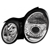 Faros Delanteros Mercedes Benz W208 Clk 06.97-06.02_Xenon_Cromado