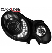 Faros Luz Diurna Mercedes B. W211 E-Klasse 02-06 Black