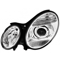 Faros Delanteros Mercedes Benz W211 E Class 02-06_Xenon_Cromado