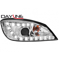 Faros Delanteros Mercedes Benz W203 C Class 00-06_Xenon_Negro