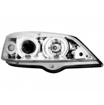 Faros Delanteros Opel Astra G 98-04 _ 2 Ccfl Slr _ Cromado