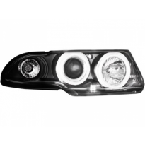 Faros Delanteros Opel Astra F 95-98 _ 2 Ccfl Slr _ Negro