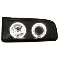 Faros Delanteros Vw Corrado 87-95 _ 2 Ccfl Slr_ Negro