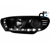 Faros Luz Diurna Vw Scirocco Iii Homologacion R87 _ Negro