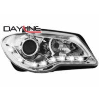 Faros Luz Diurna Vw Touran Gp 06-10 _ Drl-Optic