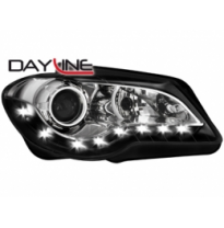 Faros Luz Diurna Vw Touran Gp 06-10 _ Negro