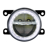 Antinieblas Con Luz Diurna Universal Cromado