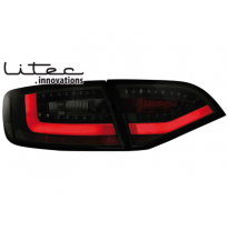 Litec Led Pilotos Traseros Audi A4 B8 (8k) Avant _ Negros/Ahumados Intermitente Dinamico