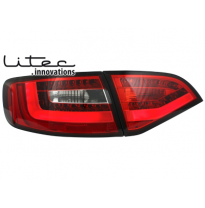 Pilotos Led Litec Audi A4 B8 (8k) Avant Rojo/Cristal