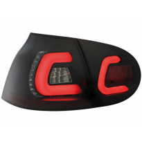 Pilotos Led Vw Golf V 03-09 Negro/Ahumado