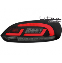 Pilotos Led Litec Vw Scirocco Iii 08+ Negro/Ahumado