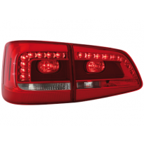 Led Pilotos Traseros Vw Touran 2011+ Rojo / Claro