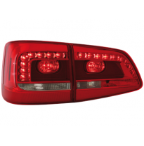 Led Pilotos Traseros Vw Touran 2011+ Rojo / Ahumados