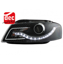 Faros Luz Diurna Audi A3 8p 03-08 Negro
