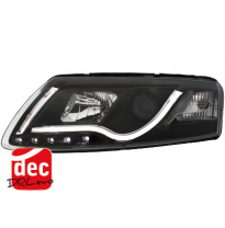Faros Luz Diurna D-Lite Audi A6 4f 04-07 Negro
