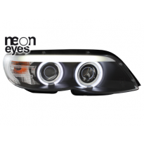 Dectane Faros Angel Eyes Ccfl Bmw X5 04-06, E53_ 2 Angel Eyes _ Negros