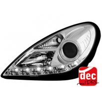Faros Luz Diurna Mercedes Benz Slk R171 04-11 Para Xenon De Serie