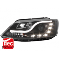Faros Luz Diurna D-Lite Vw Jetta 11+ Negro